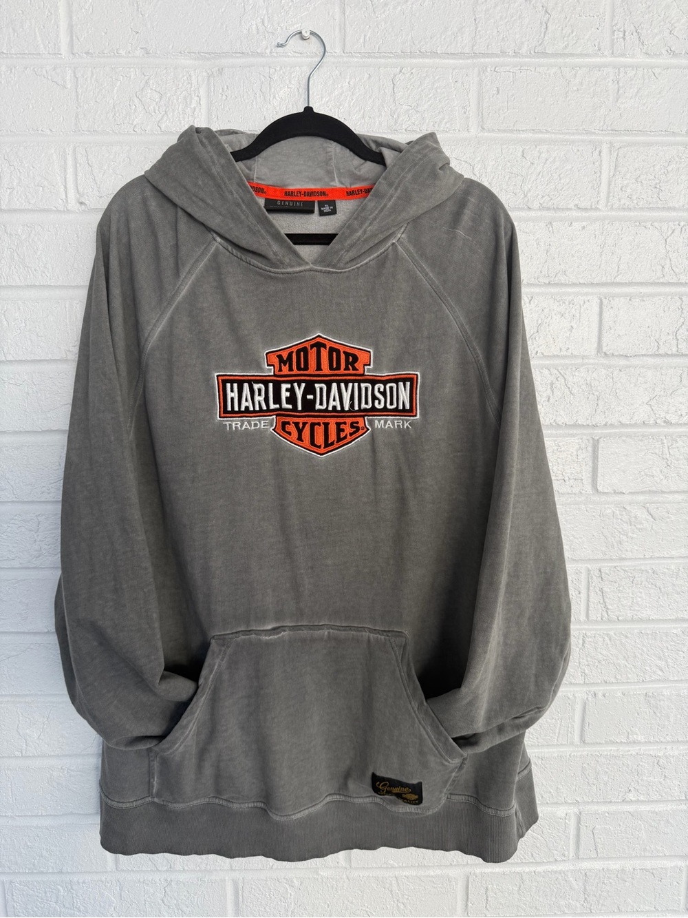 Harley-Davidson Genuine MotorClothes Gray Logo Hoodie XL